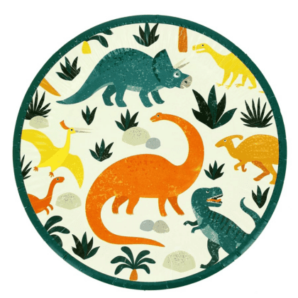 Party Plates - Dinosaures