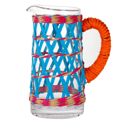 Glass Boho Pitcher