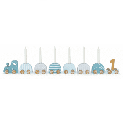 Candlestick Train - Blue