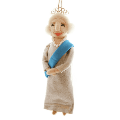 Felt Christmas Ornament - Queen Elizabeth