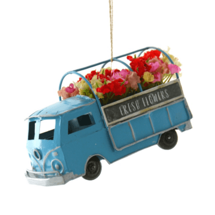 Christmas Ornament - Flowers Truck
