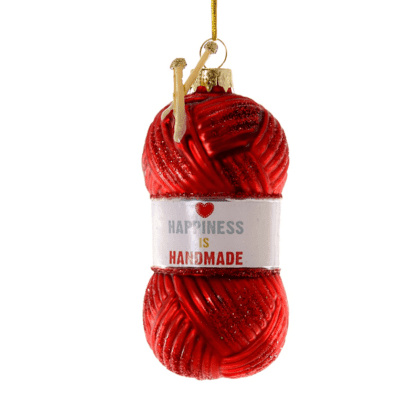 Christmas Ornament - Happiness Is Handmade