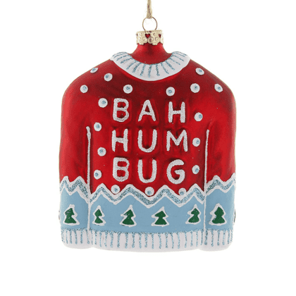 Christmas Ornament - Humbug Red Sweater
