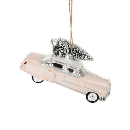 Christmas Ornament - Pink Cadillac