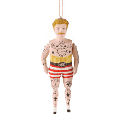 Christmas Ornament - Hipster Sailor