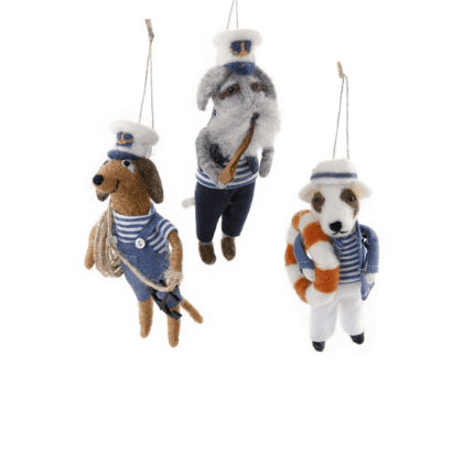 Christmas Ornament - Felt "Sea Sailors"