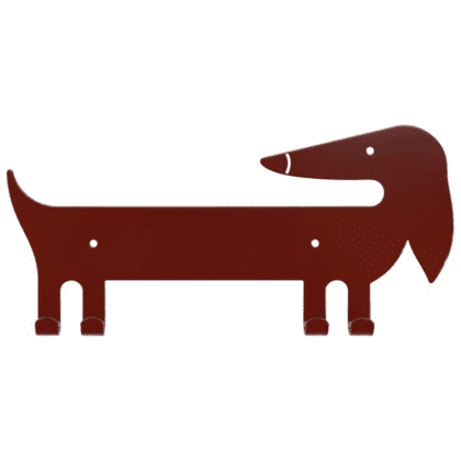 Wall Hook - Dog Brown