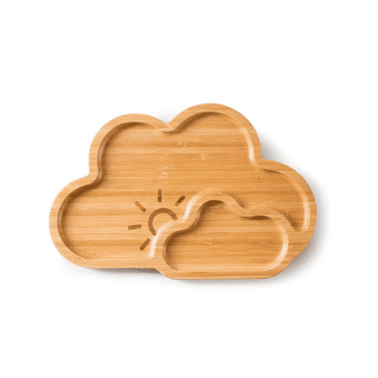 Eco Bamboo Plate - Cloud