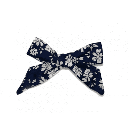 Soft Bow Clip - Liberty Capel Navy