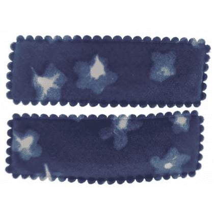 Rectangle Snaps - Liberty Of London Shadow Blossom Navy