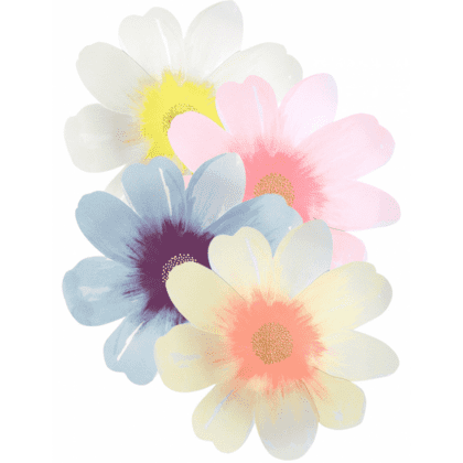 Party Large Plates - Flowers