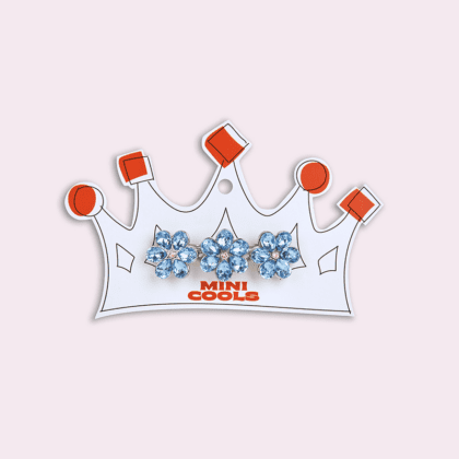 Blossom Blue Hair Slide