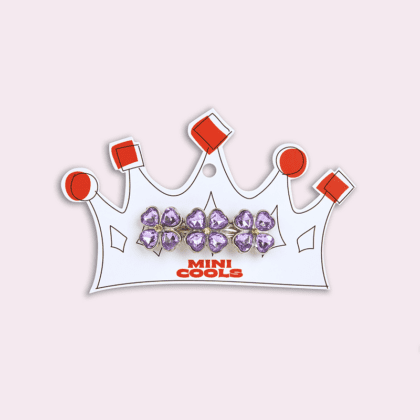 Blossom Purple Hair Slide
