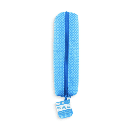 On The Go Zipper Pouch - Blue