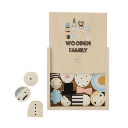 Wooden Family Bricks