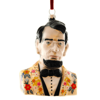 Christmas Ornament - Hipster Abraham Lincoln