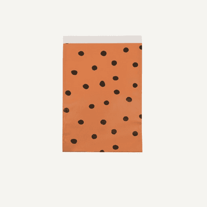 Flat Paper Bag - Carrot Orange