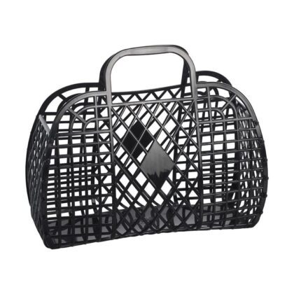 Retro Basket Large Bag - Black