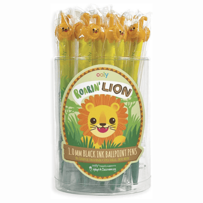 Ballpoint Clickable Pen - Roarin' Lion