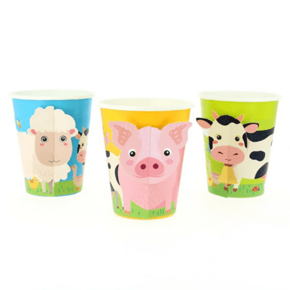 Party Cups - Farm Animals