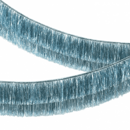 Garland - Blue Tinsel Fringe