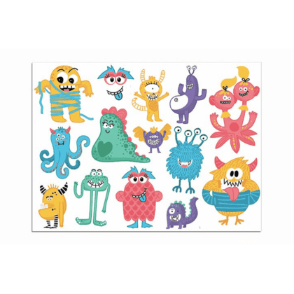 Mini Tattoo Set - Monsters