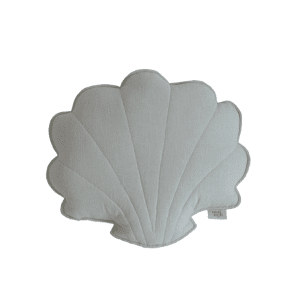 Linen Pillow - Mint Shell