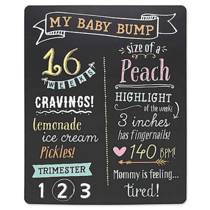 Pregnancy Chalkboard
