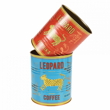 Storage Tins - Leopard