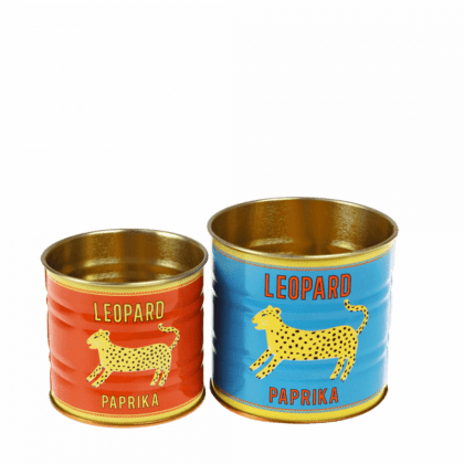 Mini Storage Tins - Leopard