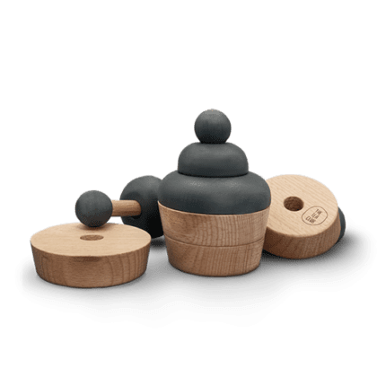 Stacking Toy Cupcake - Blueberry