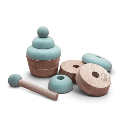 Stacking Toy Cupcake - Pistachio