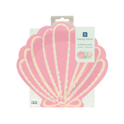 Party Plates - Make Waves Shell Shaped