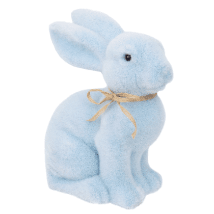 Big Spring Blue Bunny Table Decoration