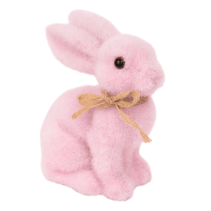 Small Spring Pink Bunny Table Decoration