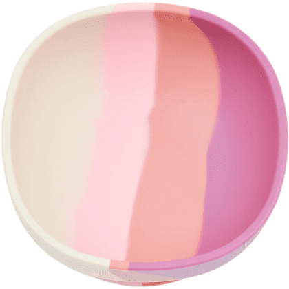 Silicone Bowl - Mauve Rose Ombre