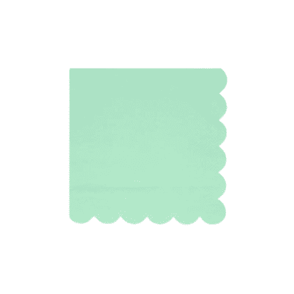 Party Small Napkins - Sea Foam Green
