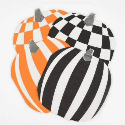 Party Napkins-  Mod  Pattern Pumpkin