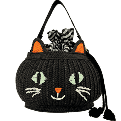 Trick or Treat Basket Cat Bag