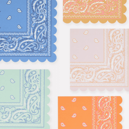 Party Napkins - Western Bandana