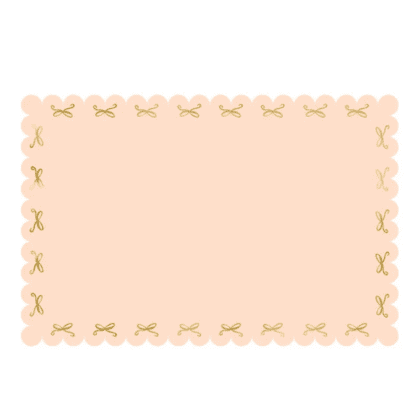 Tablecloth with Pink Bows