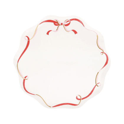 Ribbon Bow Side Plates